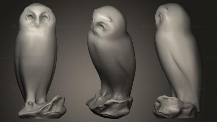 Статуэтки птицы (Молоденькая шуэт, STKB_0040) 3D модель для ЧПУ станка